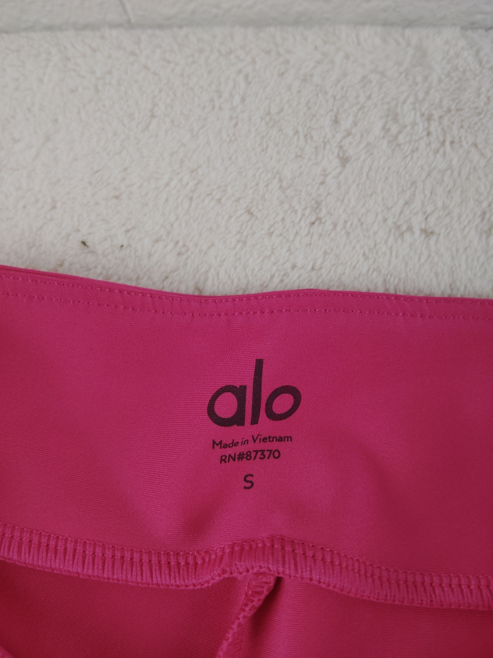 ALO Yoga High-Waist Legging in Hot Pink Sz Small 23" - Picture 3 of 3